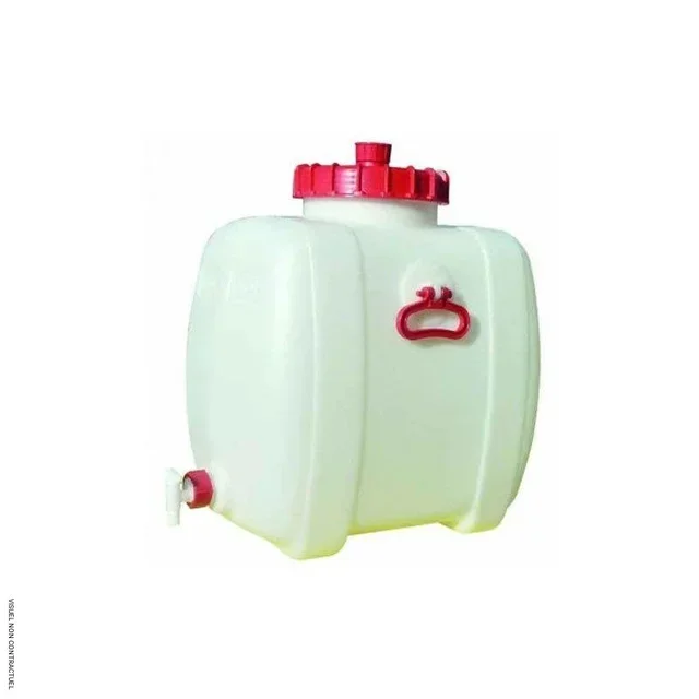 Tonnelet 200L PEHD alimentaire industriel CEMO avec robinet