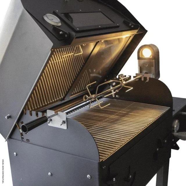 Girarrosto Elettrico 220V VULCANO per Barbecue Tradi BBQ