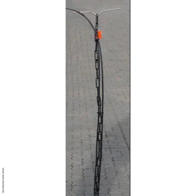 Traverse inox gouttière tuyau descente Ø6x290mm Heatcom