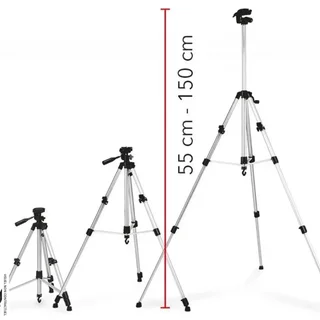Trépied Trotec 150cm tête 3D sphérique stabilisé
