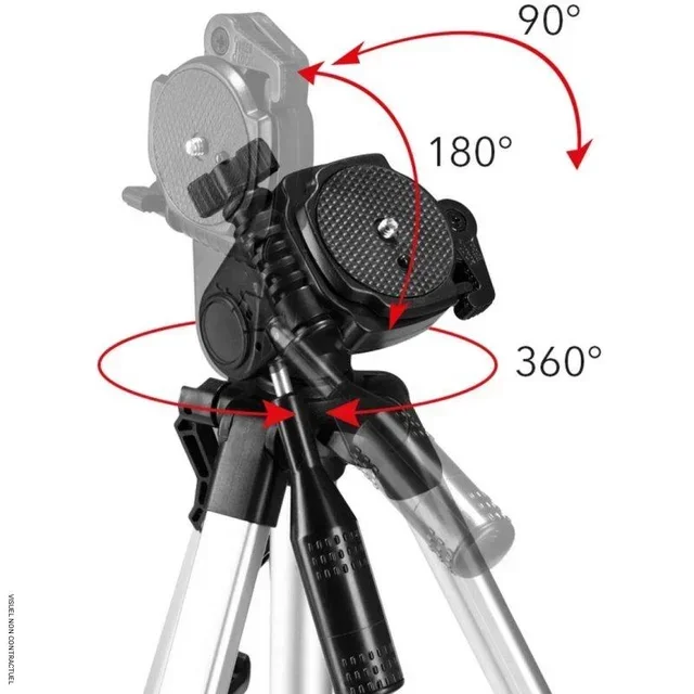 Trépied Trotec 150cm tête 3D sphérique stabilisé