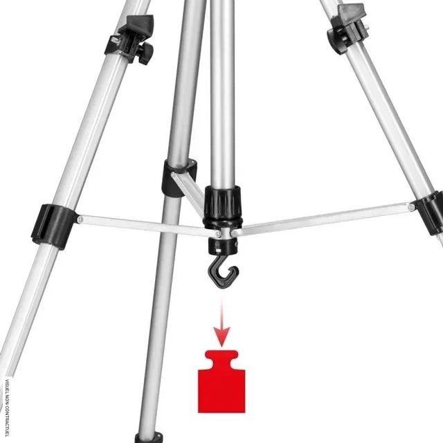 Trépied Trotec 150cm tête 3D sphérique stabilisé