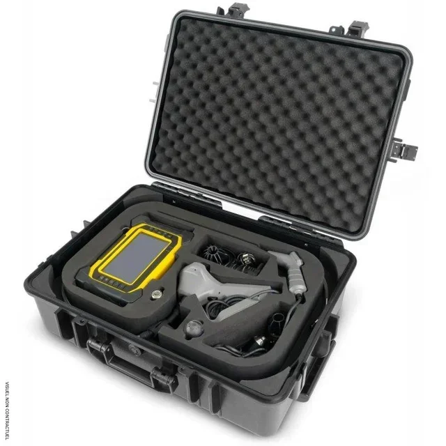 Trolley de transport professionnel VSP Trotec avec mousse pré-découpée et roulettes renforcées