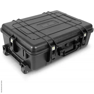 Trolley de transport professionnel VSP Trotec avec mousse pré-découpée et roulettes renforcées