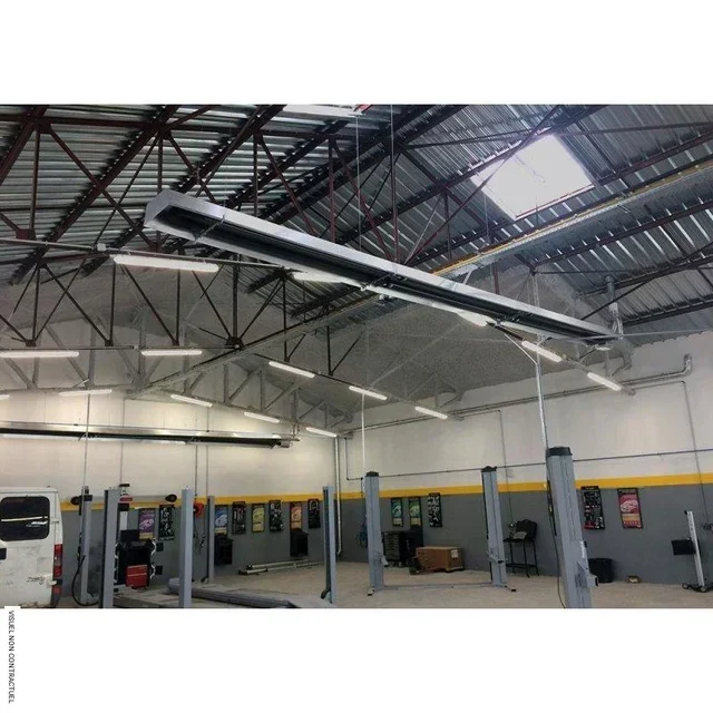 Tube radiant gaz naturel RBT 20 LS SPLUS 20 kW chauffage industriel infrarouge