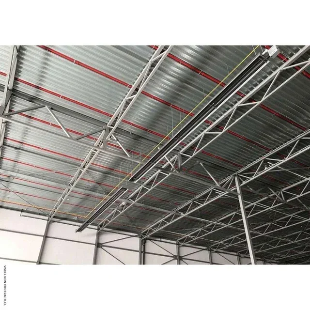 Tube radiant gaz naturel RBT 20 LS SPLUS 20 kW chauffage industriel infrarouge