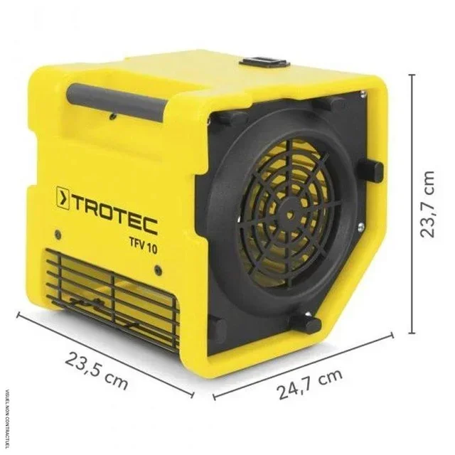 Turbo ventilateur radial TFV 10 TROTEC 2 vitesses compact professionnel
