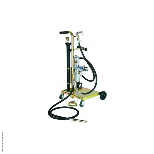 Unité mobile vidange pneumatique ATEX CEMO pour huiles, essence et diesel