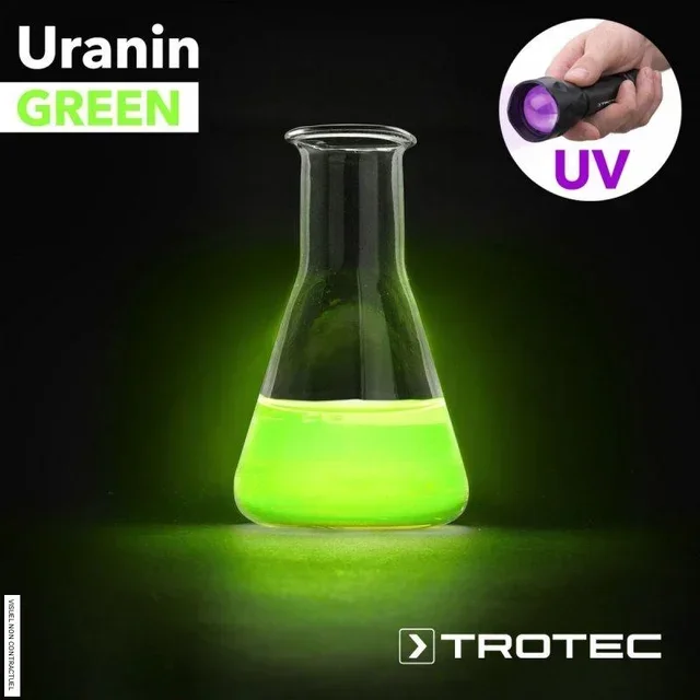Traceur fluorescent URANIN Green 100g Trotec - Détection fuite UV