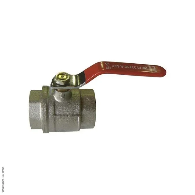 Vanne sphérique laiton DN 80 taraudée gaz CEMO