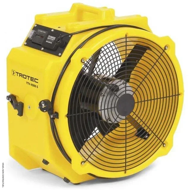 Ventilateur axial TTV 4500 S Trotec 5000 m³/h 2 vitesses professionnel