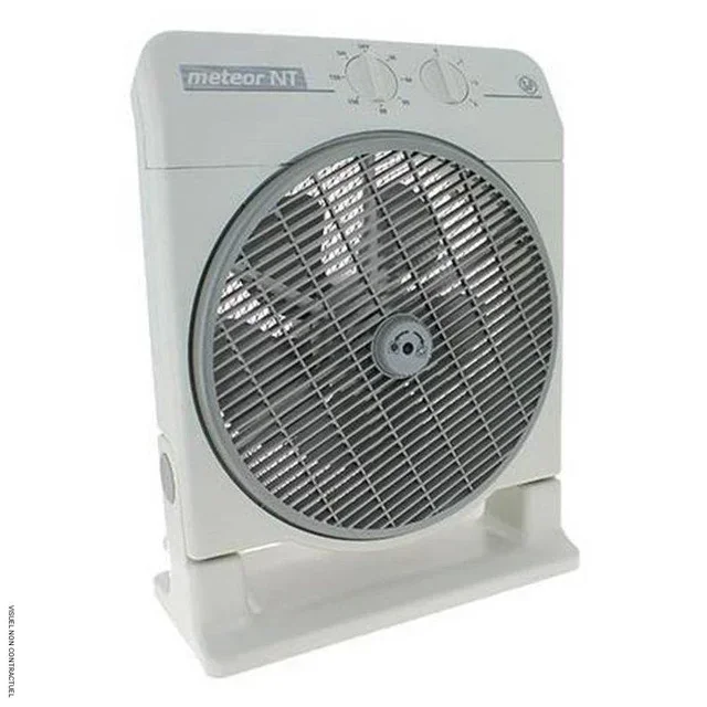Ventilateur Box-Fan Inclinable Meteor NT UNELVENT 5 vitesses minuterie