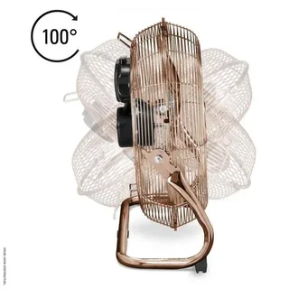 Ventilateur brasseur d'air Trotec TVM 13 35 cm 3 vitesses métal cuivré