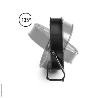 Ventilateur brasseur d'air TROTEC TVM 24 D 60 cm métal noir 3 vitesses