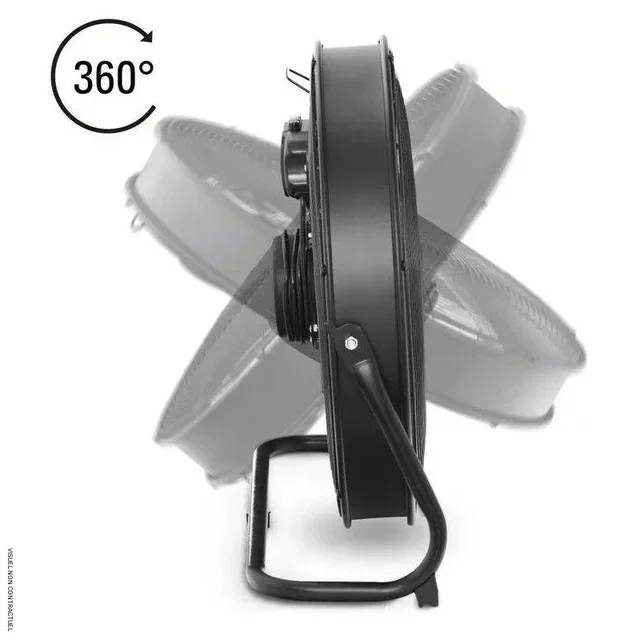 Ventilateur brasseur d'air TVM 20 D 50cm 120W TROTEC noir mat