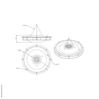 Ventilateur brumisateur Sky Fog 360 BRO BRUMISATION suspendu 360° 70m²