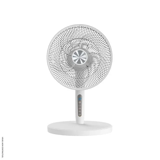 Ventilateur colonne Tornade AXELAIR 12 vitesses blanc oscillant 120°