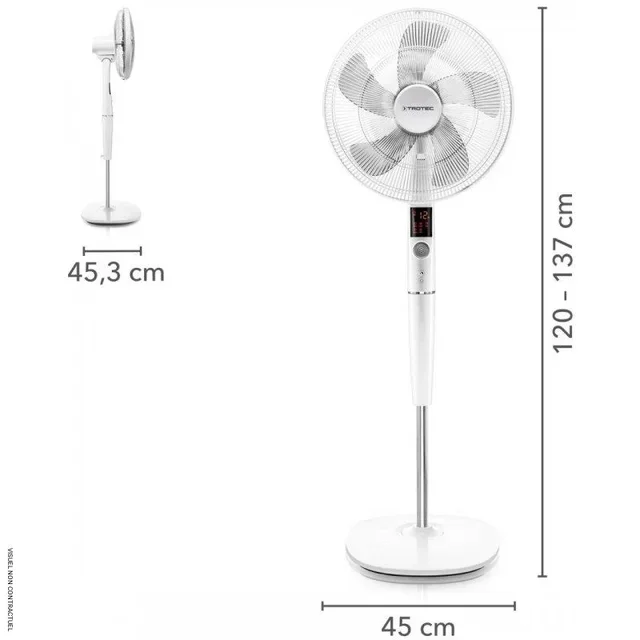 Ventilateur colonne Trotec TVE 26 S 26 vitesses 30W télécommande
