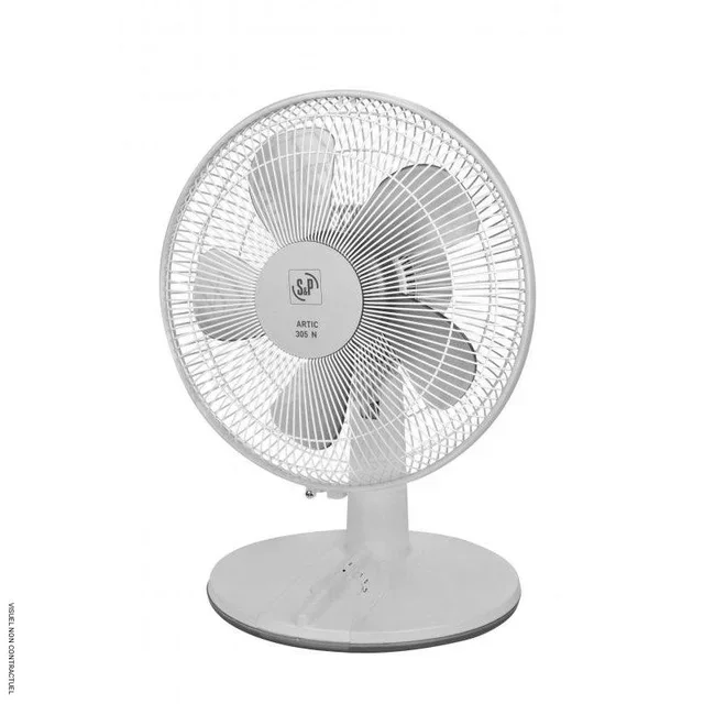 Ventilateur de table silencieux Unelvent Artic 255 N - 2 vitesses - 48 dB