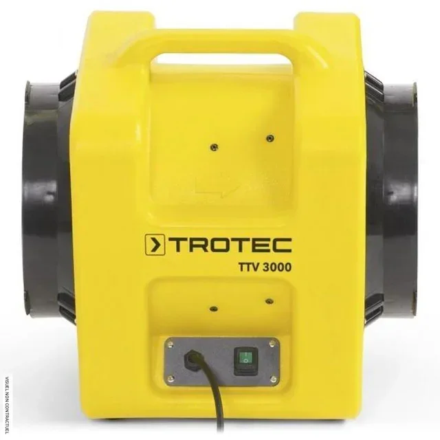 Ventilateur extracteur TTV 3000 Trotec monophasé 38m portable professionnel