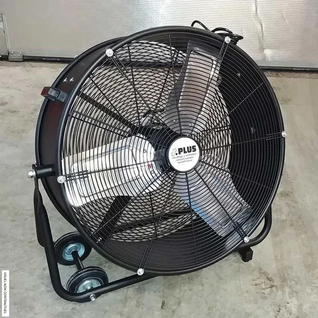 Ventilateur industriel chantier SPLUS VR 70.1 7860m³/h orientable sur roulettes