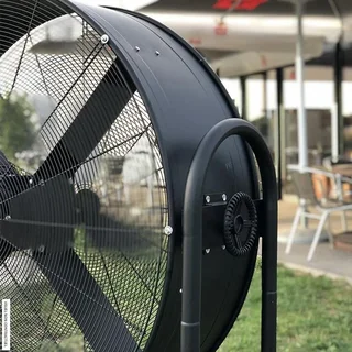 Ventilateur industriel chantier SPLUS VR 70.1 7860m³/h orientable sur roulettes