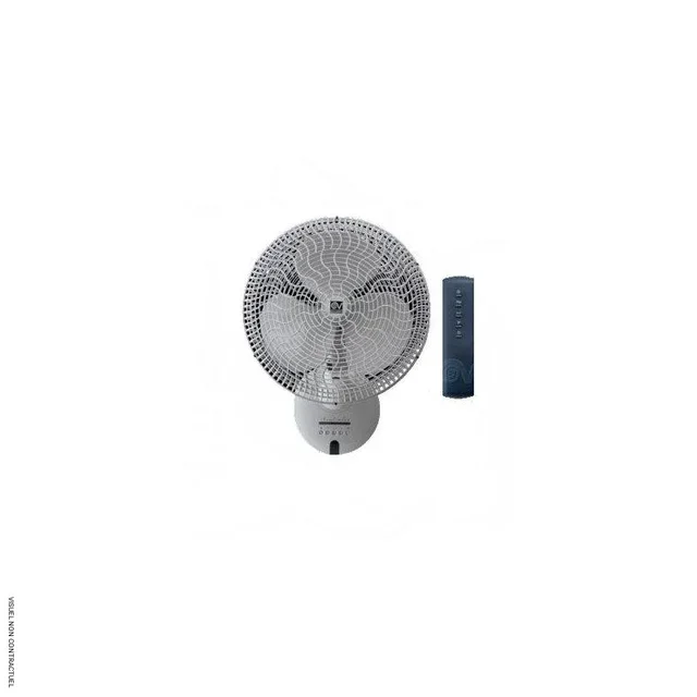Ventilateur mural Gordon VM2400 Vortice - 3 vitesses télécommande - Oscillation 90°