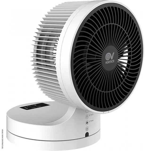 Ventilateur de bureau pliable Nordik Vent VTN0800 Vortice - 3 vitesses, télécommande, minuterie