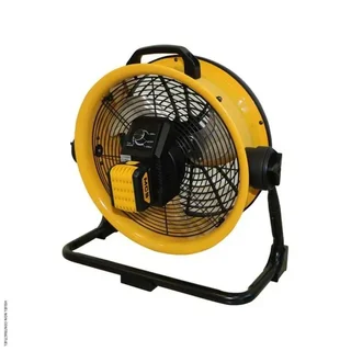 Tragbarer Ventilator DFB16 220V 14,4V Akku Sovelor Leise 1200 m³/h