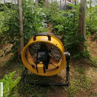 Tragbarer Ventilator DFB16 220V 14,4V Akku Sovelor Leise 1200 m³/h