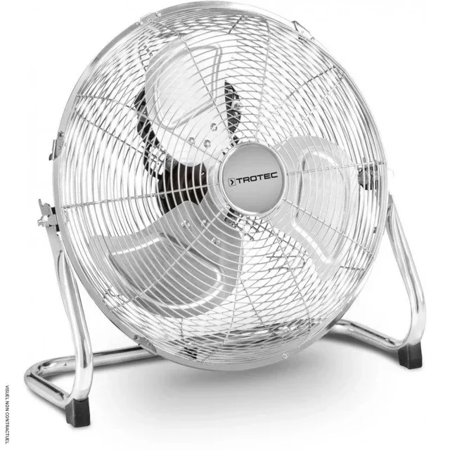 Ventilateur rétro métal TVM 14 Trotec 35 cm 3 vitesses chrome cuivre
