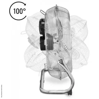 Ventilateur rétro métal TVM 14 Trotec 35 cm 3 vitesses chrome cuivre