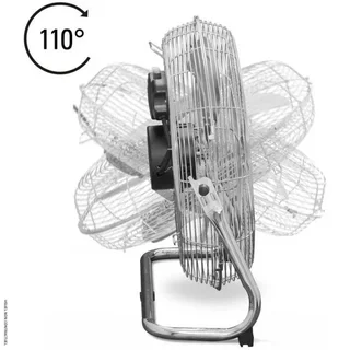 Ventilateur de sol Trotec TVM 18 120W 45cm chrome cuivre vintage