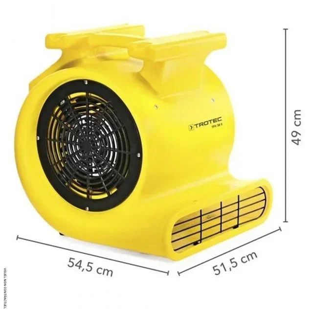 Ventilateur turbo séchage sols TFV 30 S Trotec - 3 vitesses, superposable