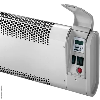 Ventilo-convecteur électrique Microrapid 2000W IPX4 programmable Vortice - Chauffage mural silencieux avec programmateur digital