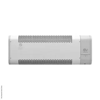 Ventilo-convecteur électrique Microrapid 2000W IPX4 programmable Vortice - Chauffage mural silencieux avec programmateur digital